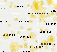 The map of the NBA 2011 demographics